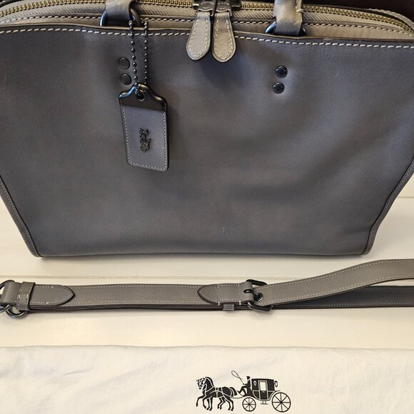 Coach Grey Rogue Briefcase - Picture 3 of 16
